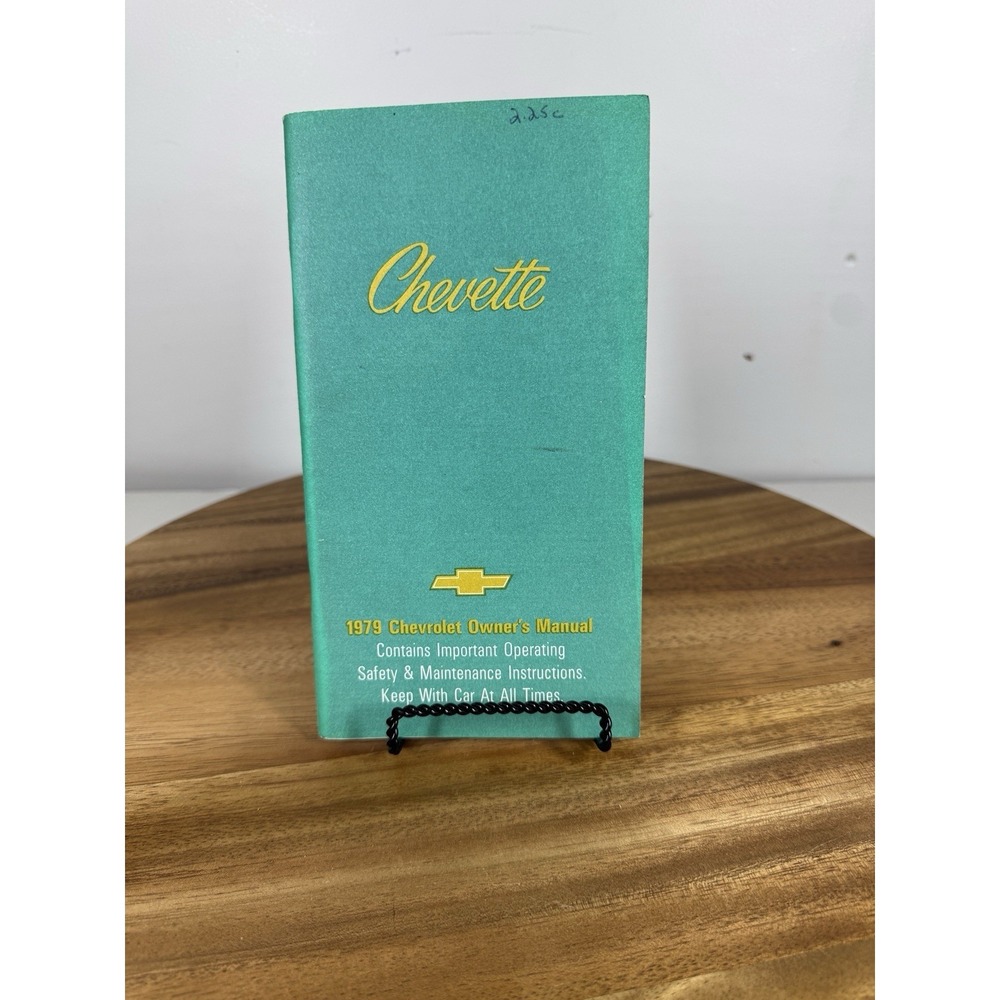 Vintage Original 1979 Chevrolet Chevette Owners Manual